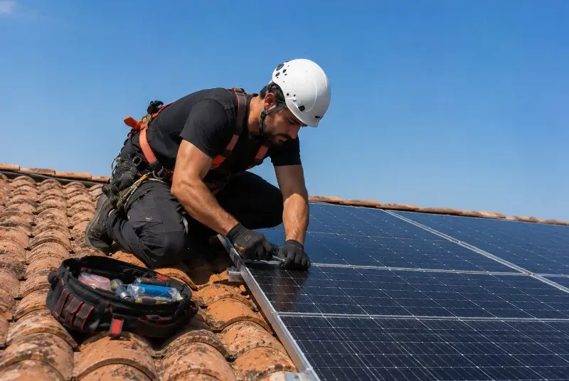 Maintenance et monitoring de panneaux solaires à Moutiers-les-Mauxfaits